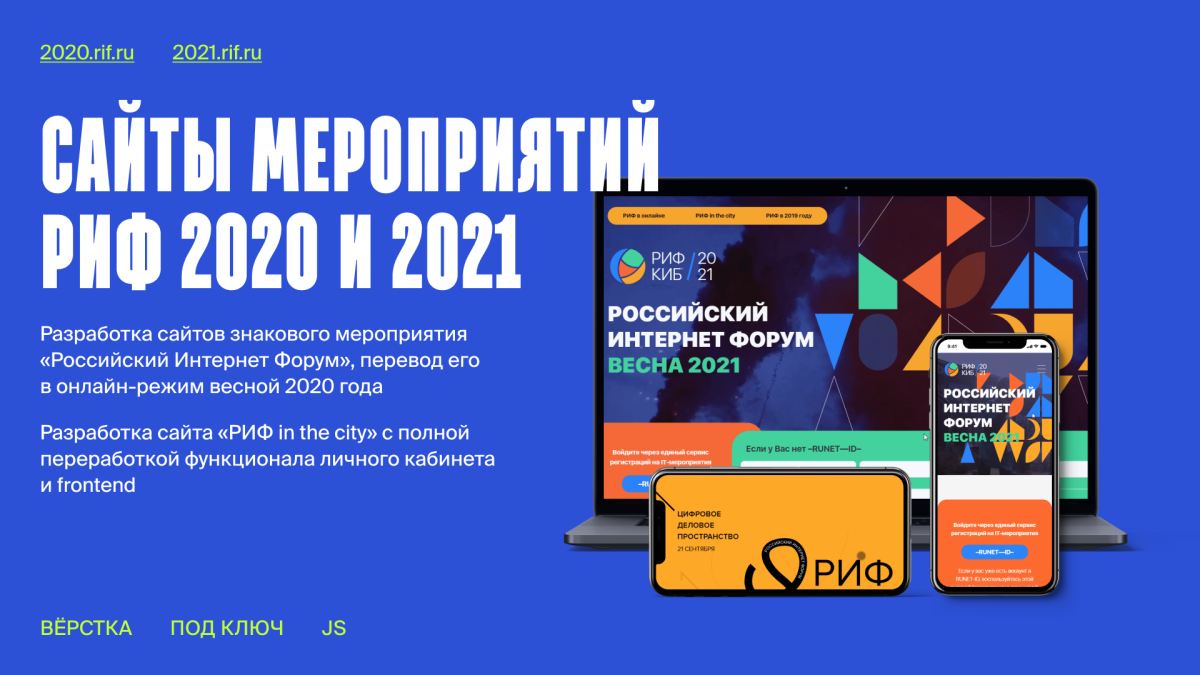 Кейс: Платформы РИФ 2020 и 2021